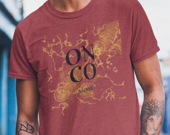 ONCO Nurse T-Shirt: Relaxed Fit Oncology RN Tee