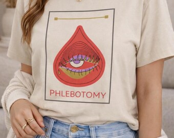 Blood Drop Eye Phlebotomy T-Shirt