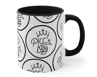 PICC'n King All Over Print Mug, Vascular Access Nurse Gift