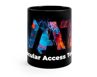Vascular Access Team Mug, VAT Splatter Paint Design