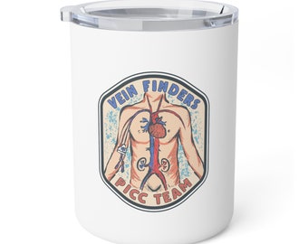 Vascular Access Insulated Mug, Vein Finders PICC Team Coffee Mug