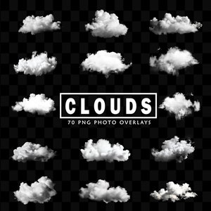 70 PNG Clouds Clipart Realistic Clouds Images PNG Photoshop Overlays Realistic White Clouds Weather Graphics Cloudy Cumulus Cirrus Clipart