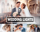 Wedding backdrops White lights photo overlays Photoshop Light effects Wedding photography Engagement Wedding bokeh Overlays Digital Backdrop