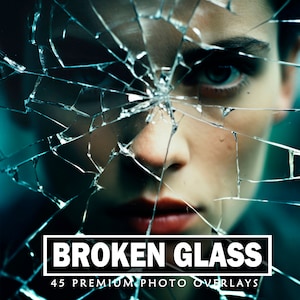 Realistic Broken Glass Photoshop Overlays Shattere Glass Overlays Mirror Photoshop Glass Cracked Overlays Halloween Photoshop Backdrops JPG