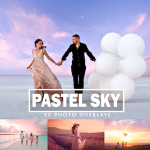 Pastel Sky Overlays  Backdrops Realistic Sky Photoshop Nature Sky Backdrop Romantic Skies Photoshop Effects Background Sky Overlays Sunset