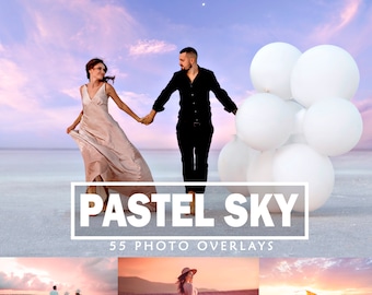 Pastel Sky Overlays  Backdrops Realistic Sky Photoshop Nature Sky Backdrop Romantic Skies Photoshop Effects Background Sky Overlays Sunset