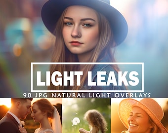 Light Leaks Overlays Summer Light Leaks for Photoshop Overlays Sun Light Photo Overlays Rainbow Ray Lens Effect Overlays Sunlight Sunrays