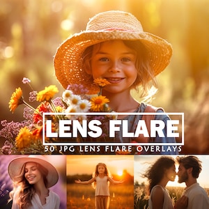 Lens Flares Overlays Photoshop Sunlight Sunrays Overlays Sun Digital Backdrop Overlays Summer Rainbow Ray Lens Effect Overlays Sunlight JPG