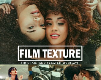 110 Film Effect Overlays Photoshop Texture Overlays Scratched Overlays Dust Overlays Celluloid Film Overlays Vintage Photo Overlays JPG