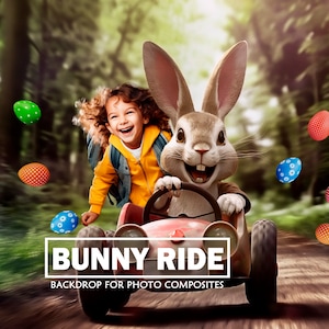 Easter Digital backdrops Spring Overlays Fine Art Portrait photography digital backgrounds Fantasy Creative Composite Photoshop Easter bunny