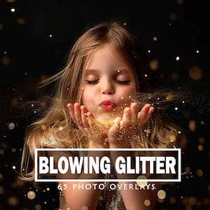 Blowing glitter Overlays Dust Photoshop overlays Glitter dust Glitter bokeh Gold dust Silver dust Sparkle Overlays Blowing Glitter Photoshop