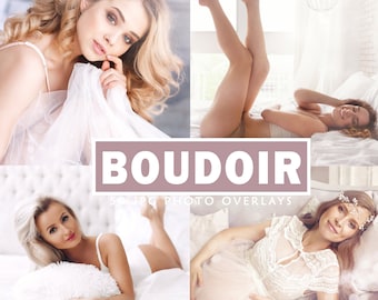 Boudoir Photo Overlays | Sparkle Mist, Bokeh Effects (Digital Download)
