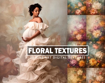 Floral Textures Maternity Overlays Floral Fine Art Portrait Textures Digital Backgrounds Flower Photoshop Overlays Studio Digital Backdrops