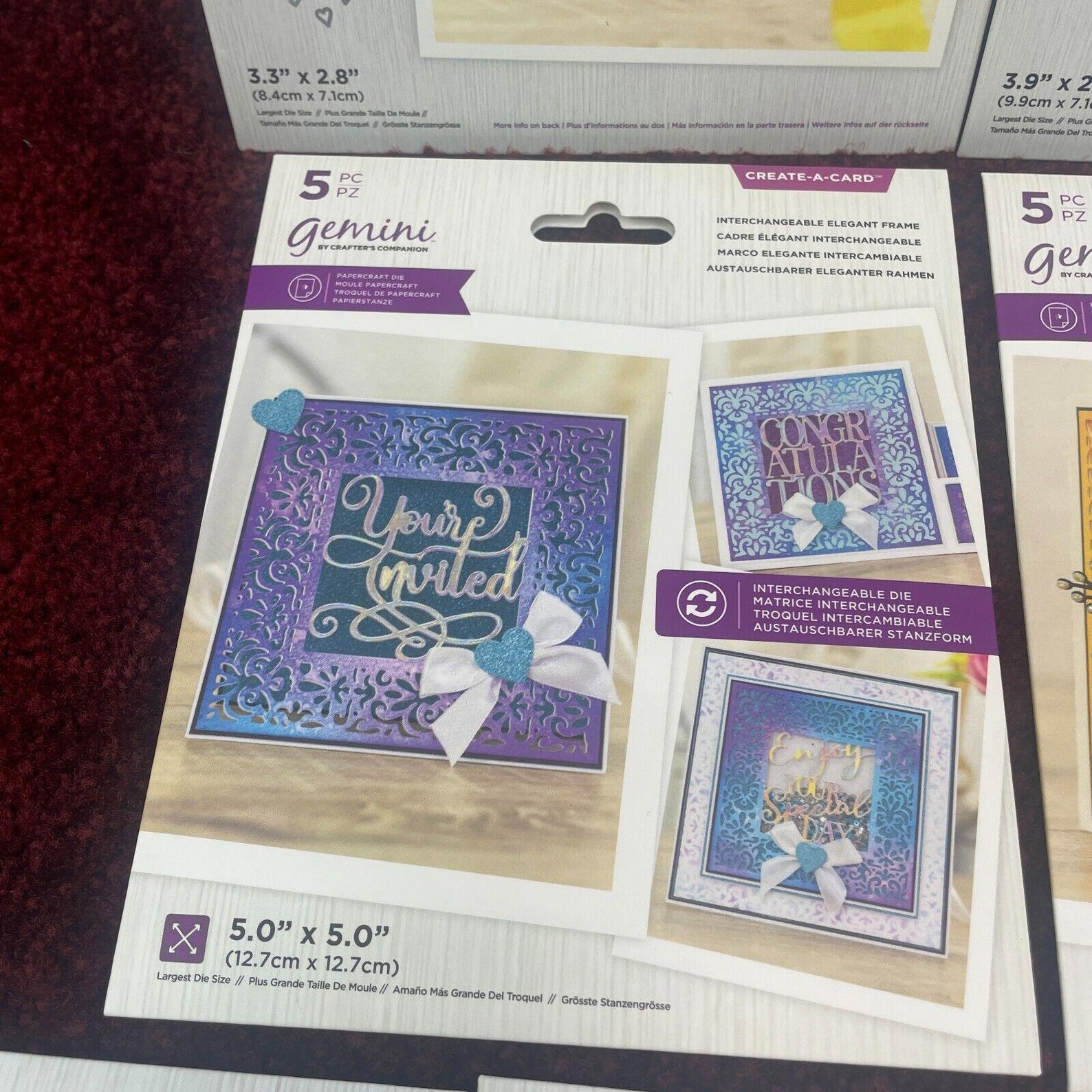 Lot 11 Crafters Companion Gemini Dies Stamp Papercraft Birthday Flower ...