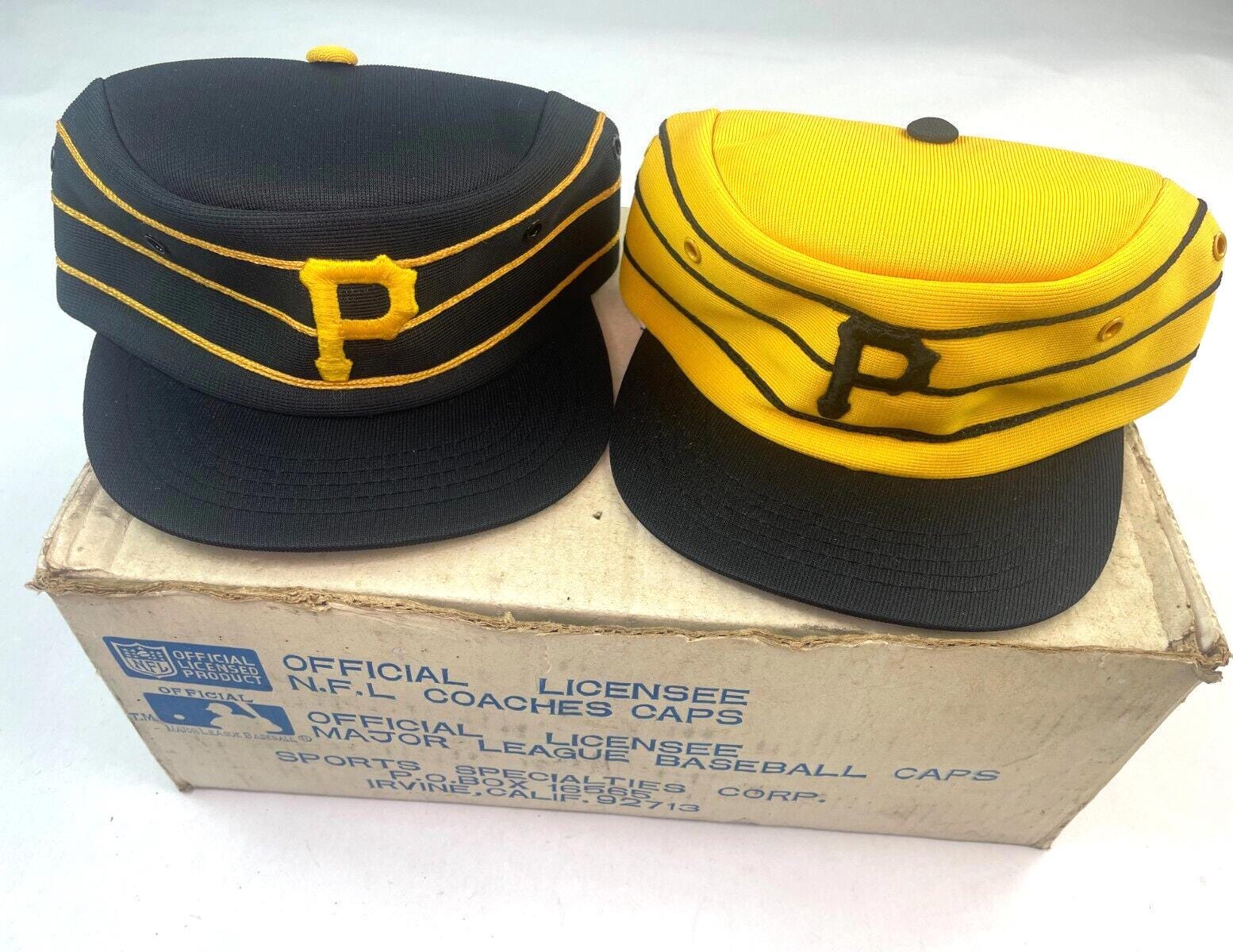 NEW PITTSBURGH PIRATES NEW ERA PILLBOX TROWBACK BLACK FORBES