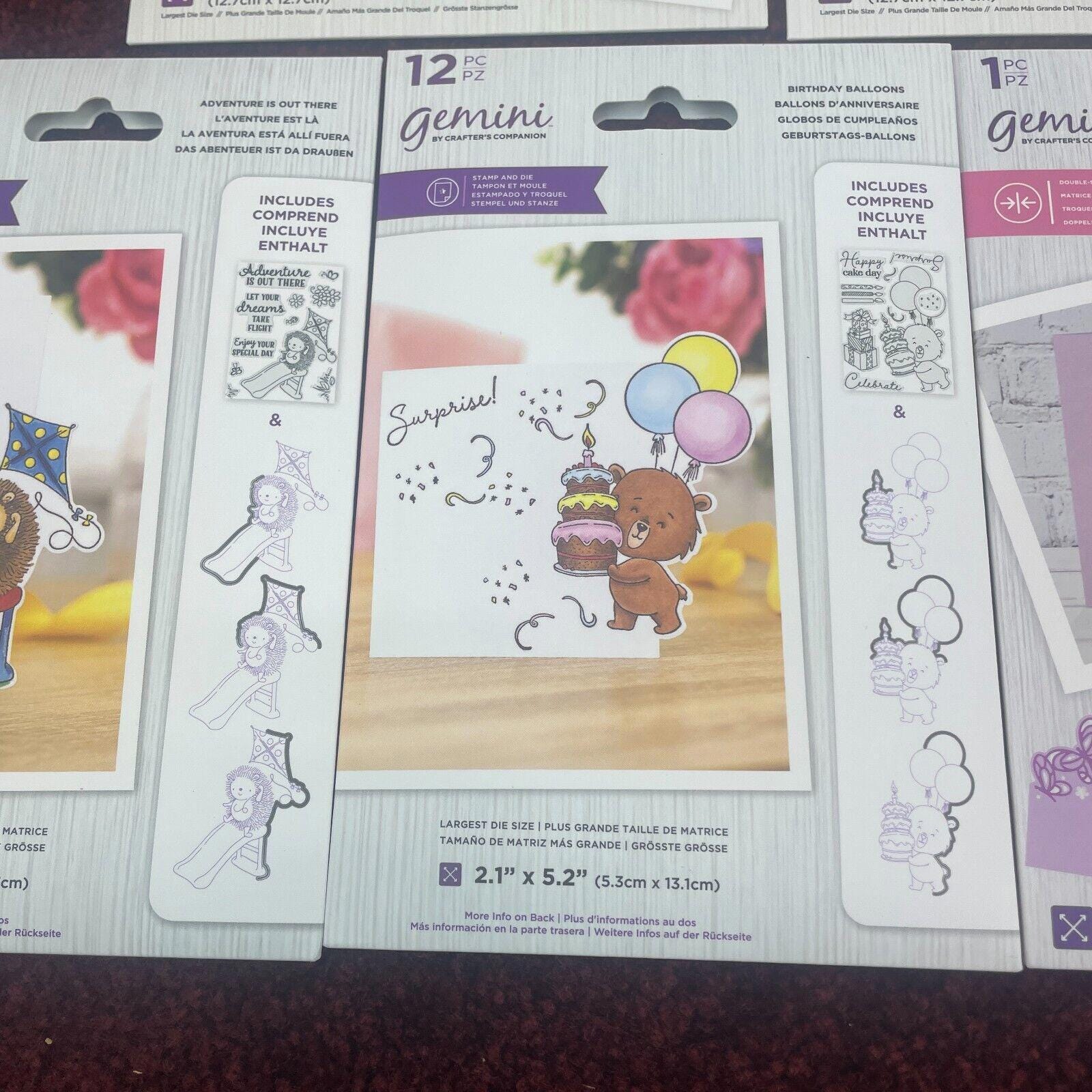 Lot 11 Crafters Companion Gemini Dies Stamp Papercraft Birthday Flower ...