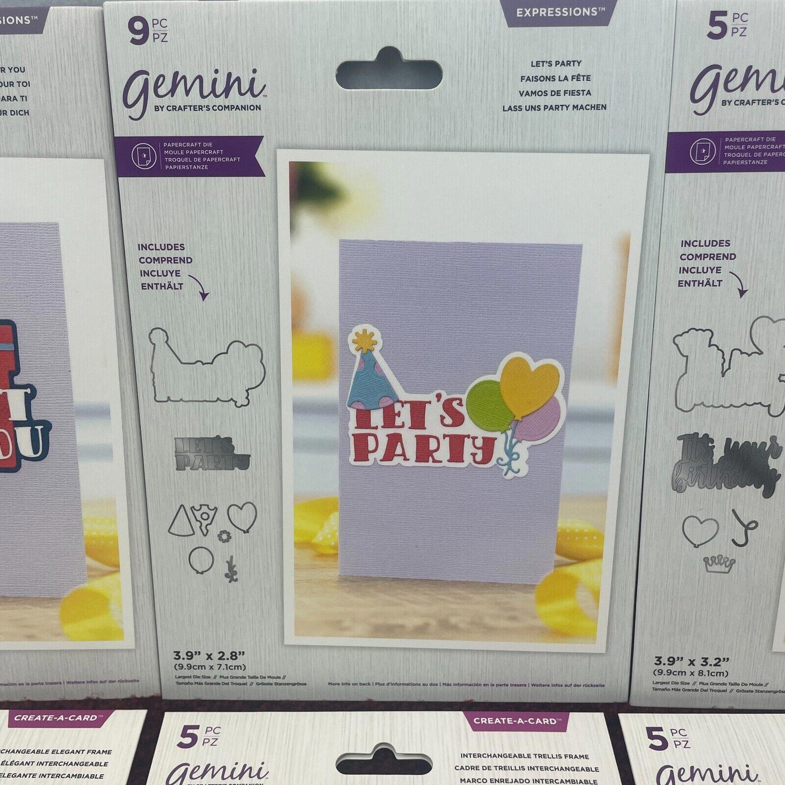 Lot 11 Crafters Companion Gemini Dies Stamp Papercraft Birthday Flower ...