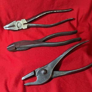 Vintage OMEGA Drop Forged Slip Joint 6 Plyers - Pliers - Made In Korea