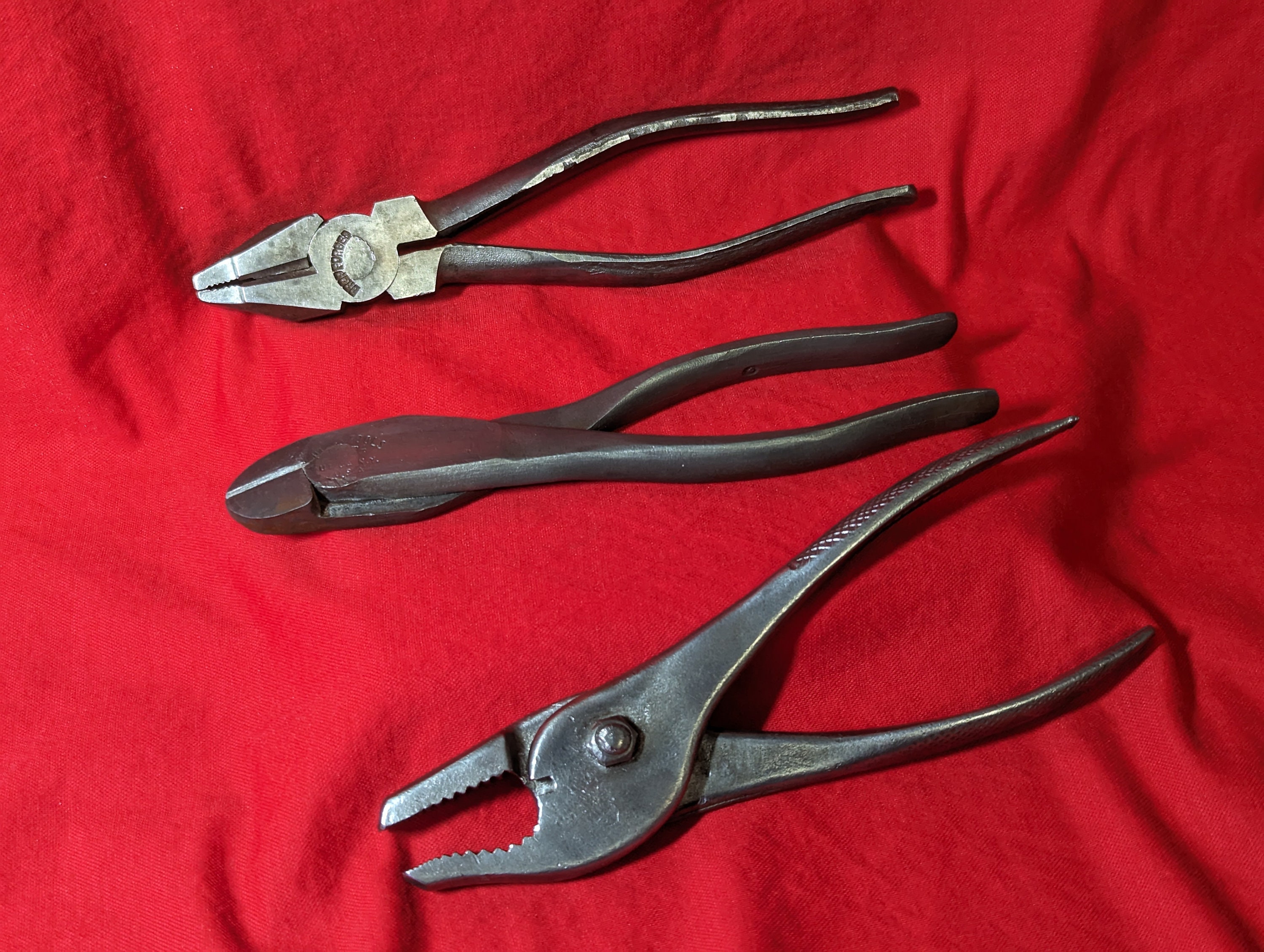 UITCA Curved Needle Nose Pliers #888 6 Long Angled - Bent - N.Y.