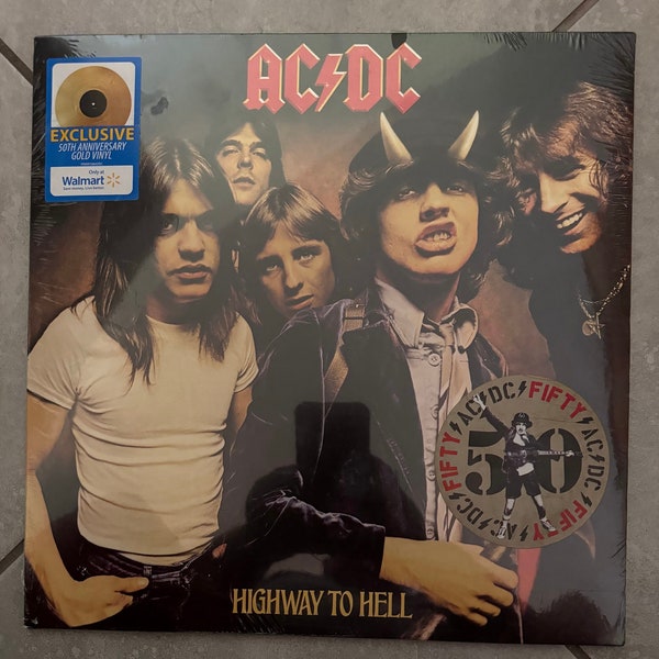 Ac/dc Gold Vinyl - Etsy