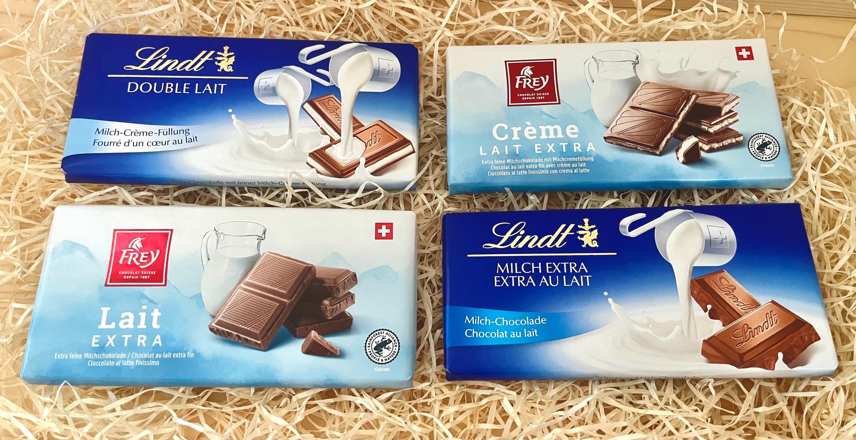 Set of 4 Original Swiss Milk Chocolate Bars - Etsy