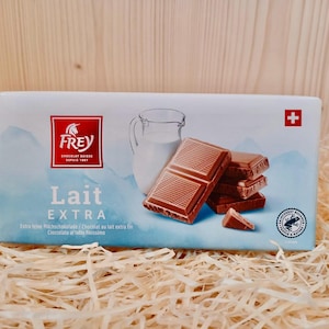 Barra de chocolate suizo con leche extra - Frey Suiza