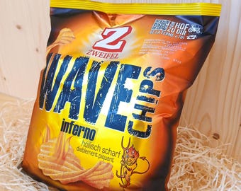 Doubt Inferno Spicy Wave potato Chips from Switzerland