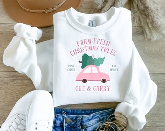 Weihnachtsbäume Crewneck Sweatshirt
