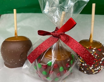 Gourmet Caramel Apples, Chocolate Caramel Apples, Caramel Apples, Traditional Caramel Apples