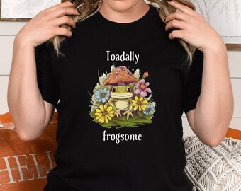 Grodskjorta för grodor, groda, svamp, groda, svamp, gåva, grodaälskare