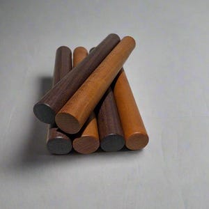 Handcrafted Walnut & Cherry Mini Rolling Pins - Perfect for Baking!