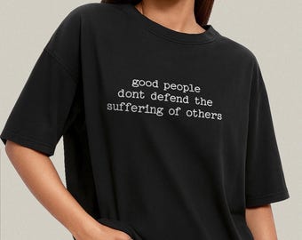 T-shirt mensenrechten - politiek T-shirt voor sociale rechtvaardigheid