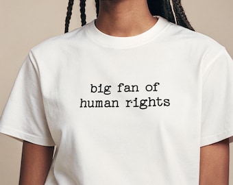 T-shirt mensenrechten: T-shirt voor activisten voor gelijke kansen