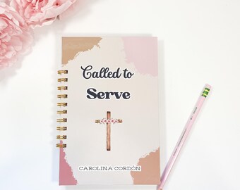 Personalized Catholic Journal: Handmade Spiral Notebook Gift
