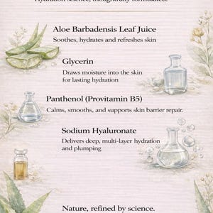 Mist & Moonlight – Hydrating Hyaluronic Acid Serum | Dewy, Lightweight Facial Hydration (1 oz) image 5