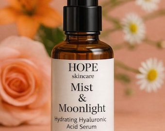 Mist & Moonlight – Hydrating Hyaluronic Acid Serum | Dewy, Lightweight Facial Hydration (1 oz)
