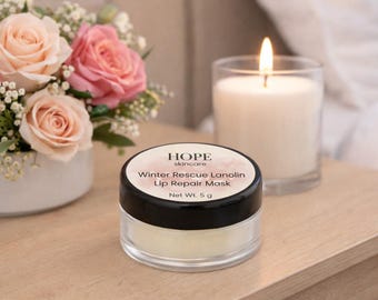 Winter Rescue Lanolin Lip Repair Mask – Intensive Care for Dry, Cracked Lips