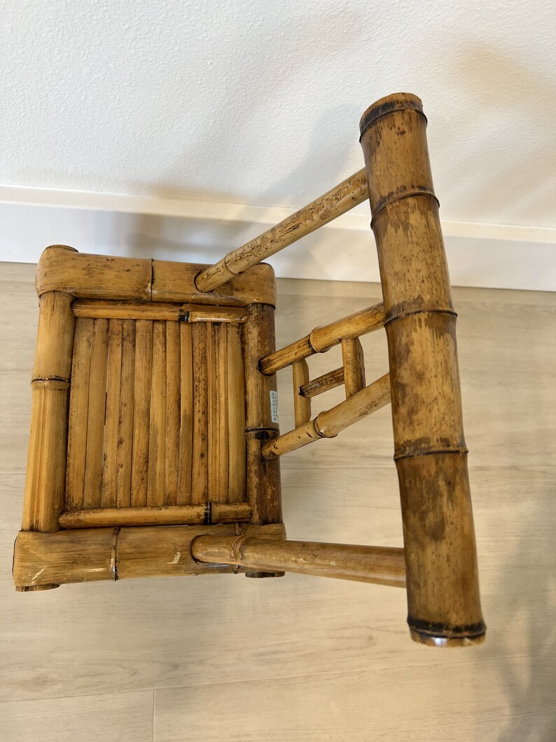 Bamboo Chair Set Etsy