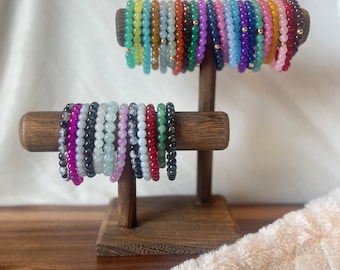 Glass Bead Bracelets Etsy