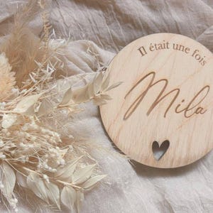 Carte prénom personnalisée naissance