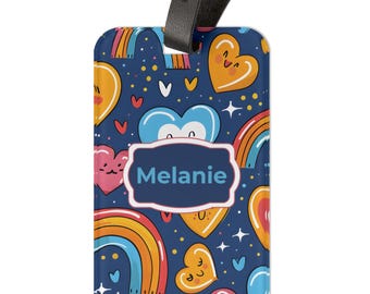Personalized Luggage Tag: Colorful Acrylic Travel Accessory
