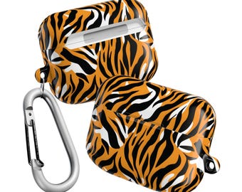 Tiger Print AirPods Case – Polycarbonate Protective Cover