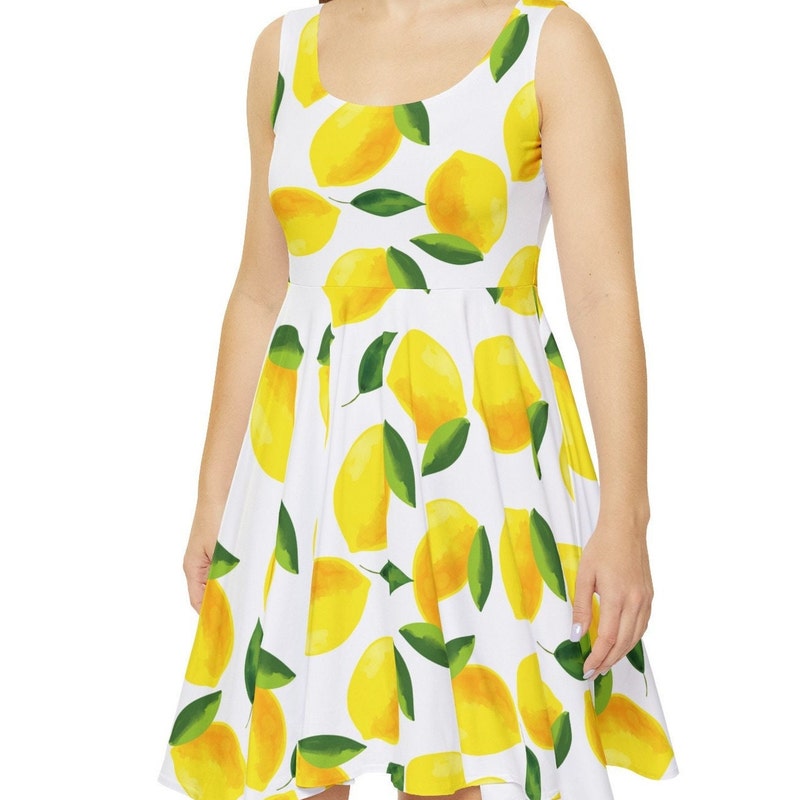 Lara Lemon Print Dress Spring Summer Collection Copy