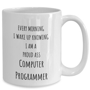 Computer Programmer Mug: Proud Coder Gift