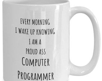 Computer Programmer Mug: Proud Coder Gift