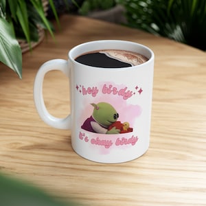 Valentine's Day Nanalan It's Okay Birdy Mug