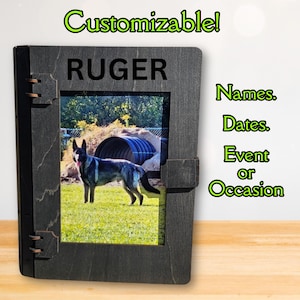 Custom Wood Photo Box: Personalized Keepsake, 4x6 or 5x7