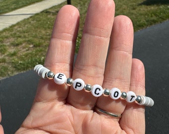 Pulseras Epcot (Disney) - Pulsera con cuentas Heishi