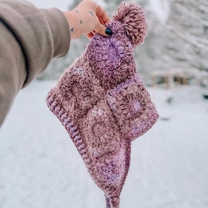 Granny Square Hat/Hood Crochet Pattern: (PDF Download)