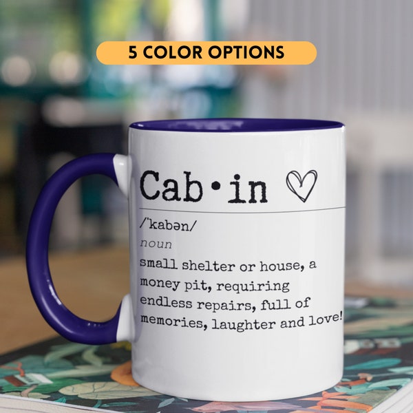 Funny Cabin Mug: Endless Repairs and Memories, Cabin Decor, Cabin Gifts, Gift for Friends, Christmas Gift, Funny Coffee Cup, Cabin Life